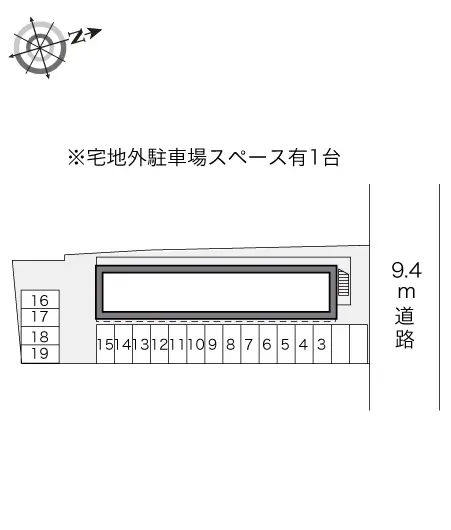 ★手数料０円★茅野市玉川　月極駐車場（LP）